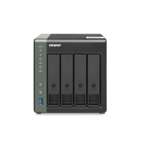 

Сетевой накопитель (NAS) QNAP TS-431X3-4G, слоты 4x2.5"/3.5" SATA3, 1x1 Гбит/с + 1x2.5 Гбит/с + 1x 10 Гбит/с SFP+, 3xUSB 3.X, Cortex-A15 Annapurna Labs Alpine AL-314/4x1.7GHz, DDR3 4Gb, 90W, (TS-431X3-4G), TS-431X3-4G