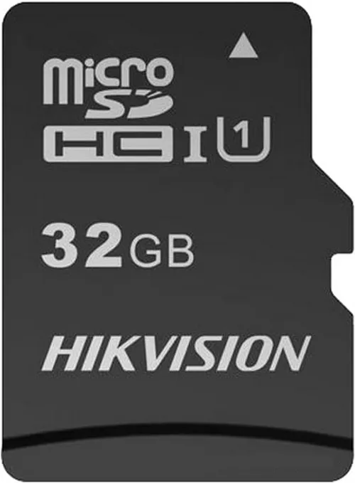 Карта памяти 32Gb microSDHC Hikvision C1 Class 10 UHS-I U1 V10 + адаптер (HS-TF-C1(STD)/32G/ADAPTER)