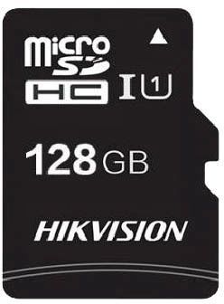 Карта памяти 128Gb microSDHC Hikvision C1 Class 10 UHS-I U1 V30 адаптер HS-TF-C1STD128GAdapter 137500₽