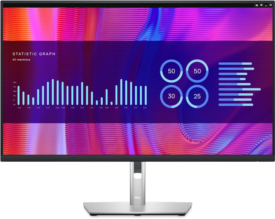 

Монитор 31.5" DELL P3223DE IPS, 2560x1440 (16:9), 350кд/м2, 5мс, 178°/178°, HDMI, DisplayPort, USB Type-C, USB-Hub, черный/серебристый (P3223DE), P3223DE