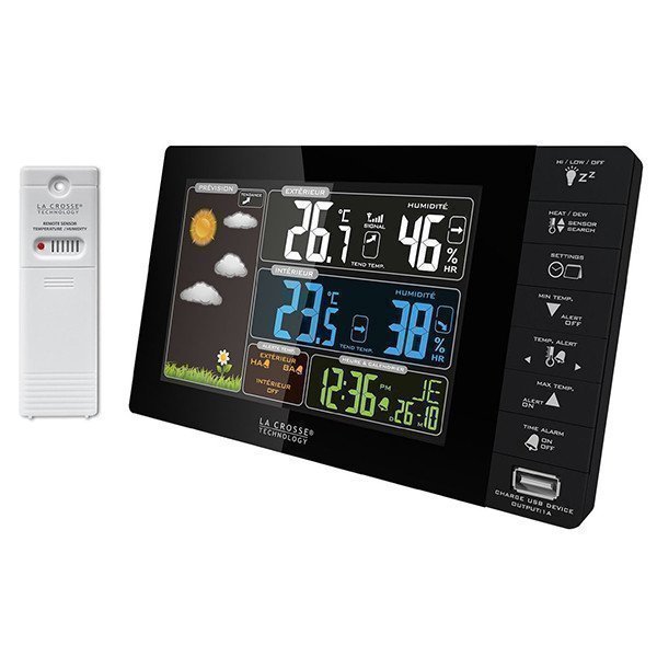 

Погодная станция LaCrosse WS6827, USB порт, черный (WS6827), WS6827