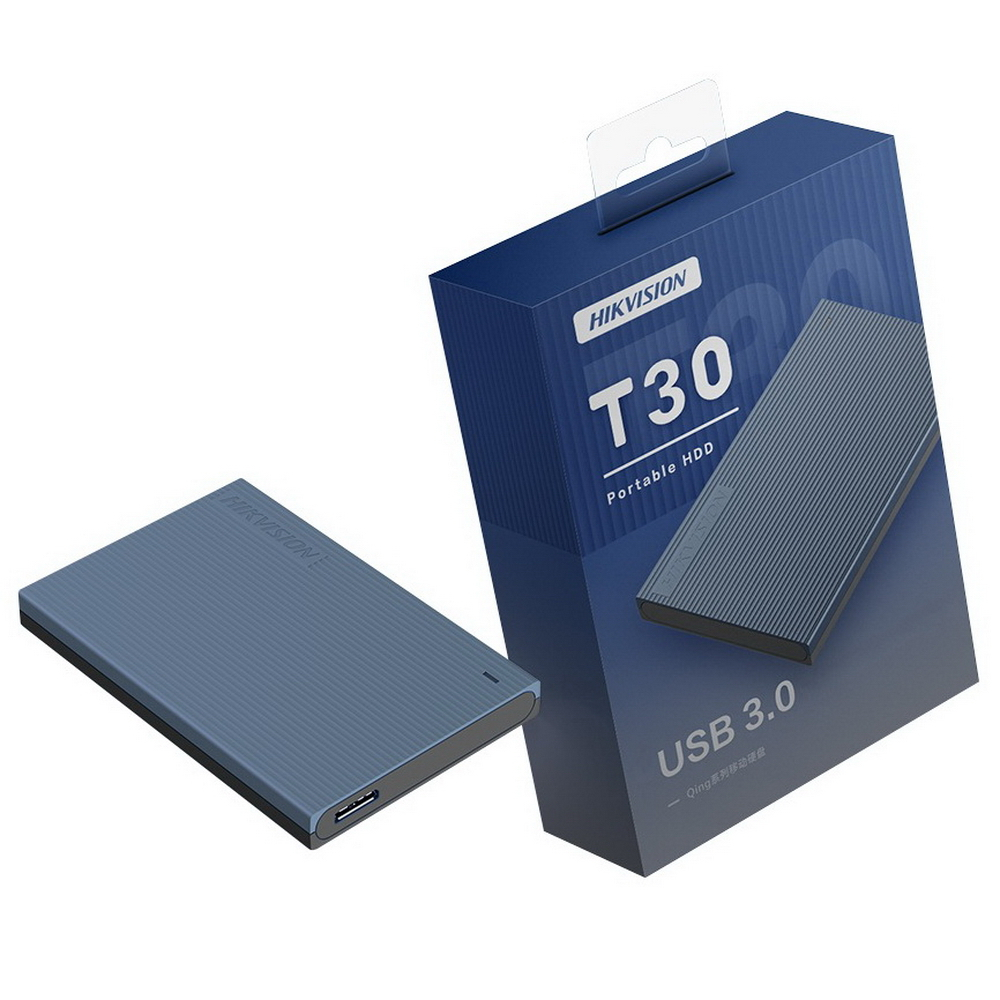 Внешний жесткий диск (HDD) Hikvision 2Tb T30, 2.5', USB 3.0, синий (HS-EHDD-T30(STD)/2T/Blue/OD)