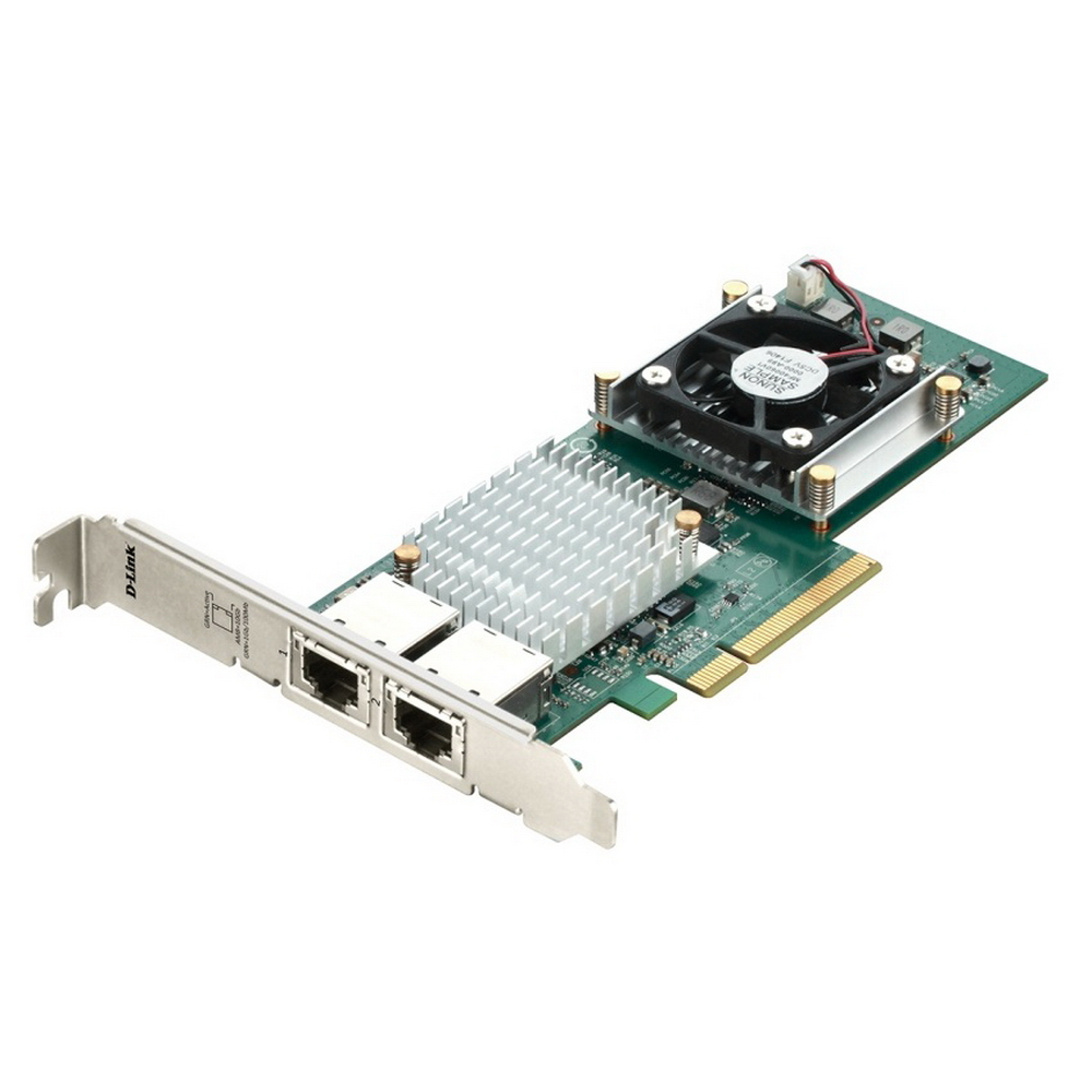 Сетевая карта D-link DXE-820T, 2xRJ-45, 10 Гб/с