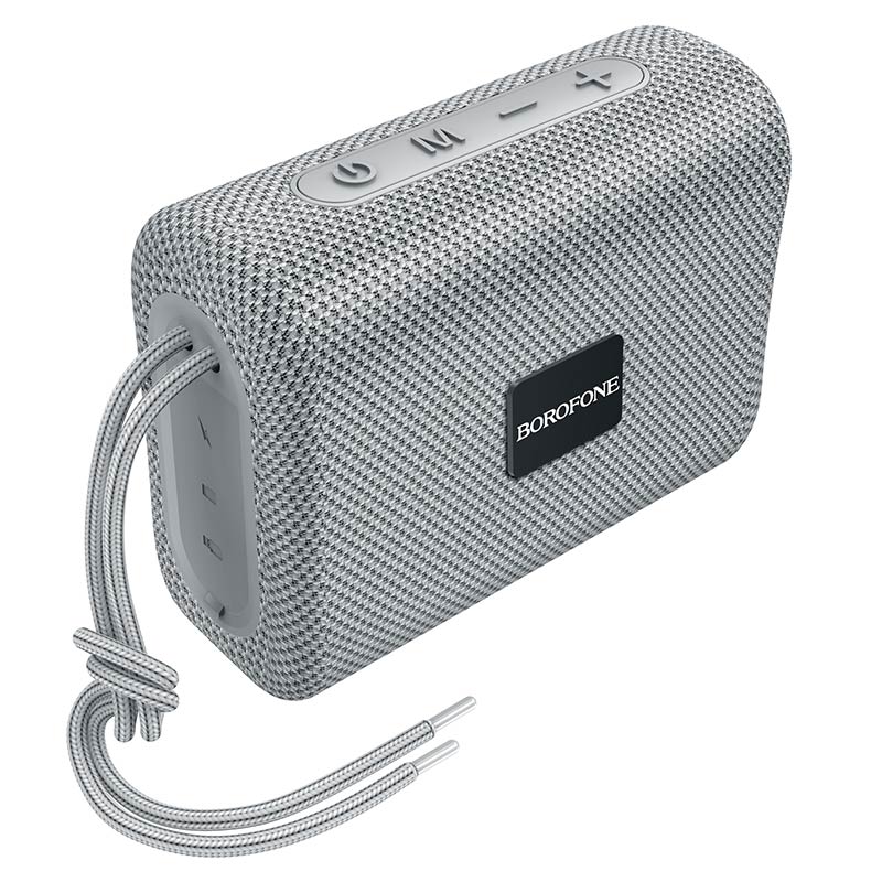 

Портативная акустика Borofone BR18 Encourage, 5 Вт, FM, USB, microSD, Bluetooth, серый, BR18 Encourage