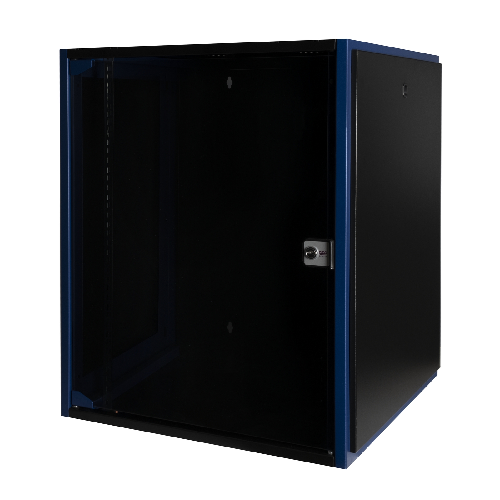 Шкаф телекоммуникационный настенный 15U 600x600 мм, стекло, черный, разборный, Datarex (DR-600321)