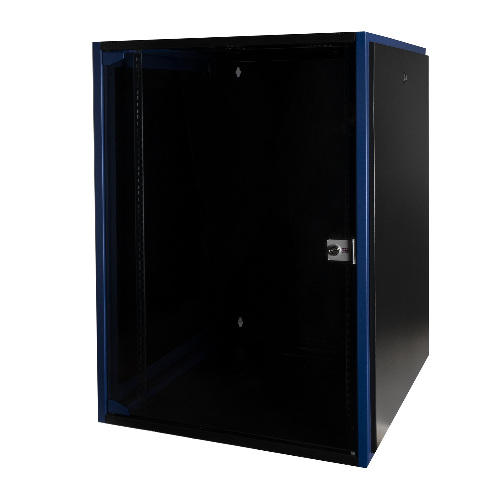 Шкаф телекоммуникационный настенный 18U 600x600 мм, стекло, черный, разборный, Datarex (DR-600421)
