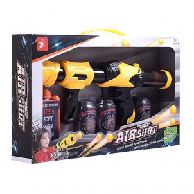 

Игровой набор XIN FEN YING TOYS "Воздушное оружие: Шотган с мишенями" , Пистолет Мишени 3 шт. Пули-шарики 12 шт., желтый (KY06-2-yellow), "Воздушное оружие: Шотган с мишенями"