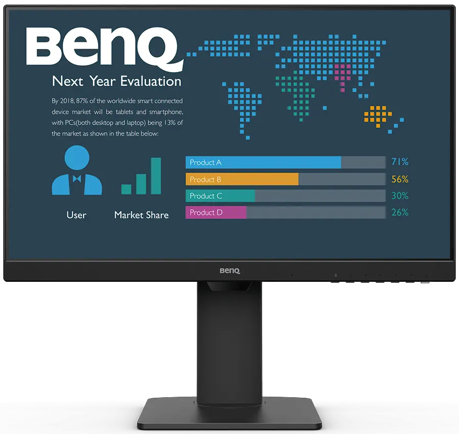 

Монитор 27" BenQ BL2785TC IPS, 1920x1080 (16:9), 250кд/м2, 5мс, 178°/178°, HDMI, DisplayPort, USB Type-C, черный (9H.LKPLB.QBE), BL2785TC