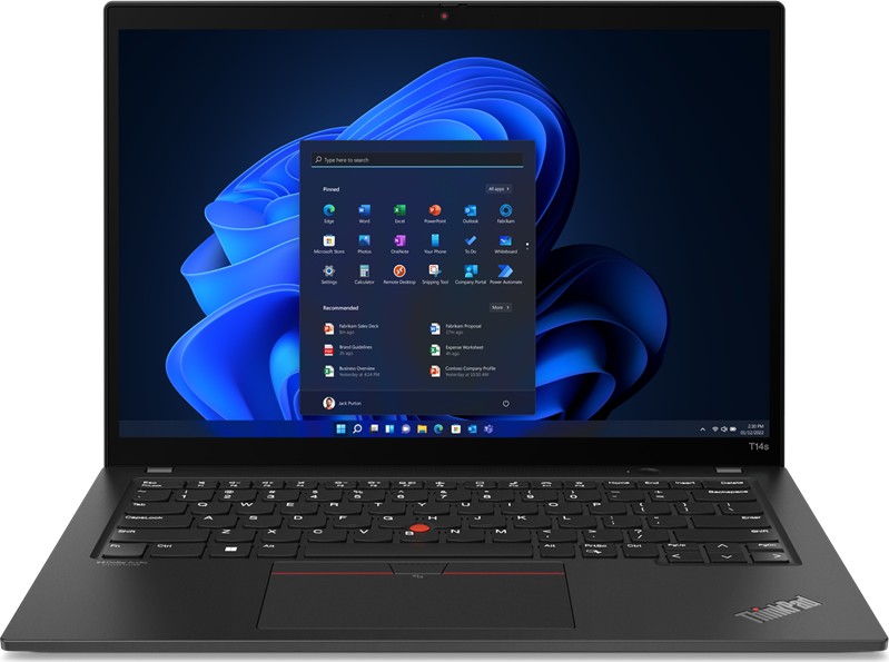 

Ноутбук Lenovo ThinkPad T14s G3 14" IPS 1920x1200, Intel Core i7 1260P 2.1 ГГц, 16Gb RAM, 512Gb SSD, без OC, черный (21BR00DWRT), T14s