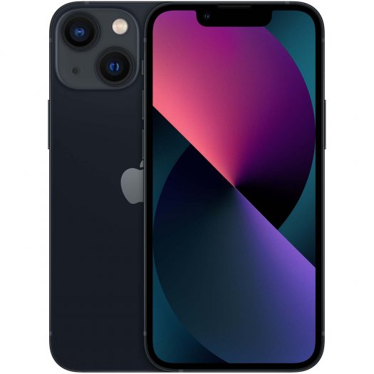

Смартфон Apple iPhone 13 mini A2626, 5.4" 1080x2340 OLED, Apple A15 Bionic, 128Gb, 3G/4G/5G, NFC, Wi-Fi, BT, 2xCam, 2-Sim (nano SIM+eSIM), Lightning, iOS 15, черный (MLJC3J/A), iPhone 13 mini A2628