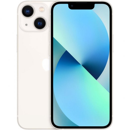 

Смартфон Apple iPhone 13 mini A2626, 5.4" 1080x2340 OLED, Apple A15 Bionic, 128Gb, 3G/4G/5G, NFC, Wi-Fi, BT, 2xCam, 2-Sim (nano SIM+eSIM), Lightning, iOS 15, белый (MLJE3J/A), iPhone 13 mini A2626