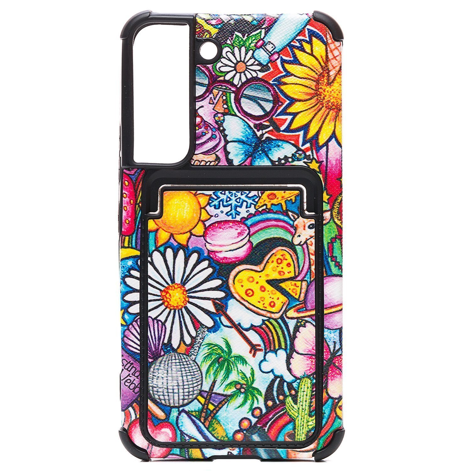 

Чехол-накладка SC284 с картхолдером для смартфона Samsung SM-S901 Galaxy S22, пластик/полиуретан, принт (210602)