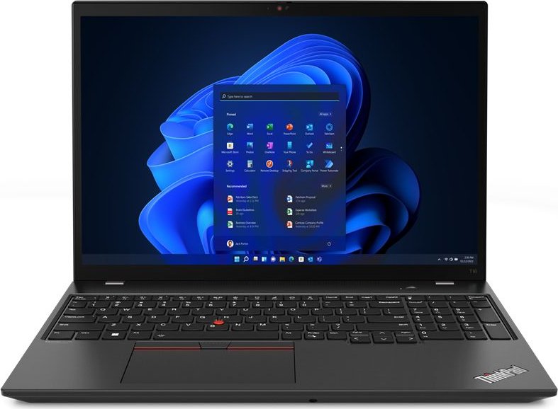 

Ноутбук Lenovo ThinkPad T16 G1 16" IPS 1920x1200, Intel Core i5 1240P 1.7GHz, 16Gb RAM, 512Gb SSD, W11Pro, черный (21BV006ERT), T16