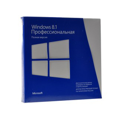 ПО Microsoft Windows 8.1 Professional 32bit/64bit Russian DVD BOX (FQC-07349)