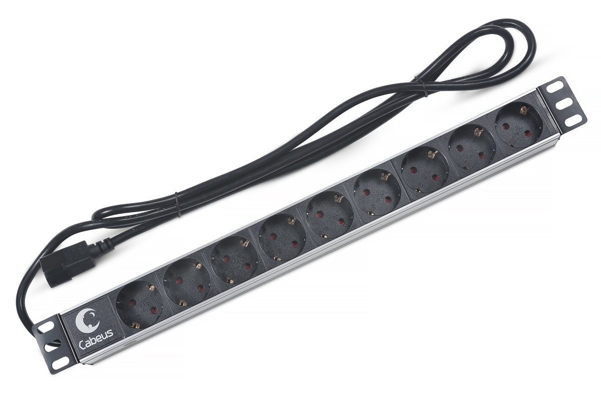 Блок розеток (PDU), кол-во розеток: 9, Cabeus (PDU-9P-2IEC)