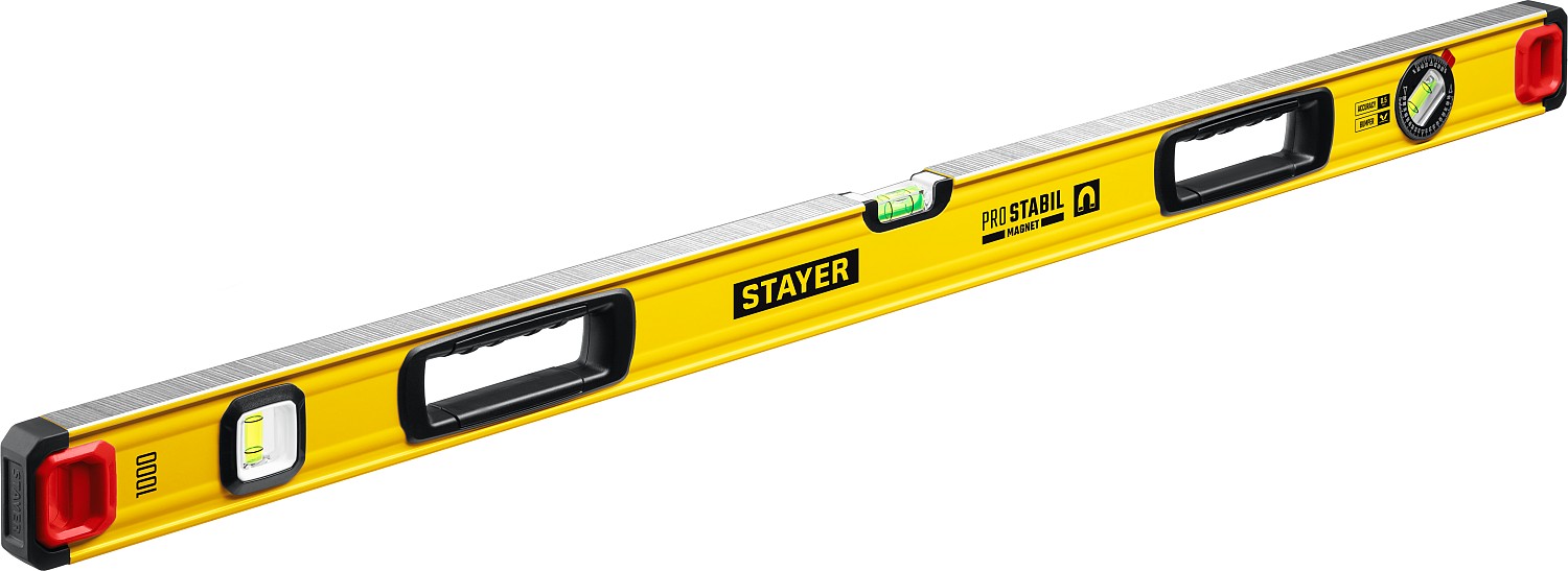 Строительный уровень 1 м, ко­роб­ча­тый, STAYER PROFESSIONAL