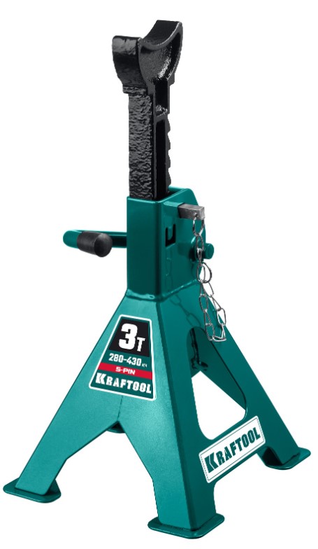 Опора страховочная Kraftool 43465-3, 3 т, 28 см-43 см