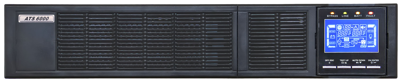 

ИБП АТС-КОНВЕРС OnePower Pro ATS 6000 R-E, 6000 В·А, 6 кВт, клеммная колодка, розеток - 1, USB, черный (ATS 6000 R-E) (без аккумуляторов), ATS 6000 R-E