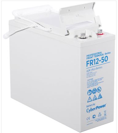 

Аккумуляторная батарея для ИБП CyberPower Battery CyberPower Front terminal series FR 12-50 (1000551372), Battery CyberPower Front terminal series FR 12-50