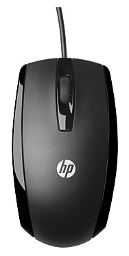 

Мышь проводная HP X500, оптическая светодиодная, USB, черный (E5E76AA), X500 Wired Mouse E5E76AA Black USB