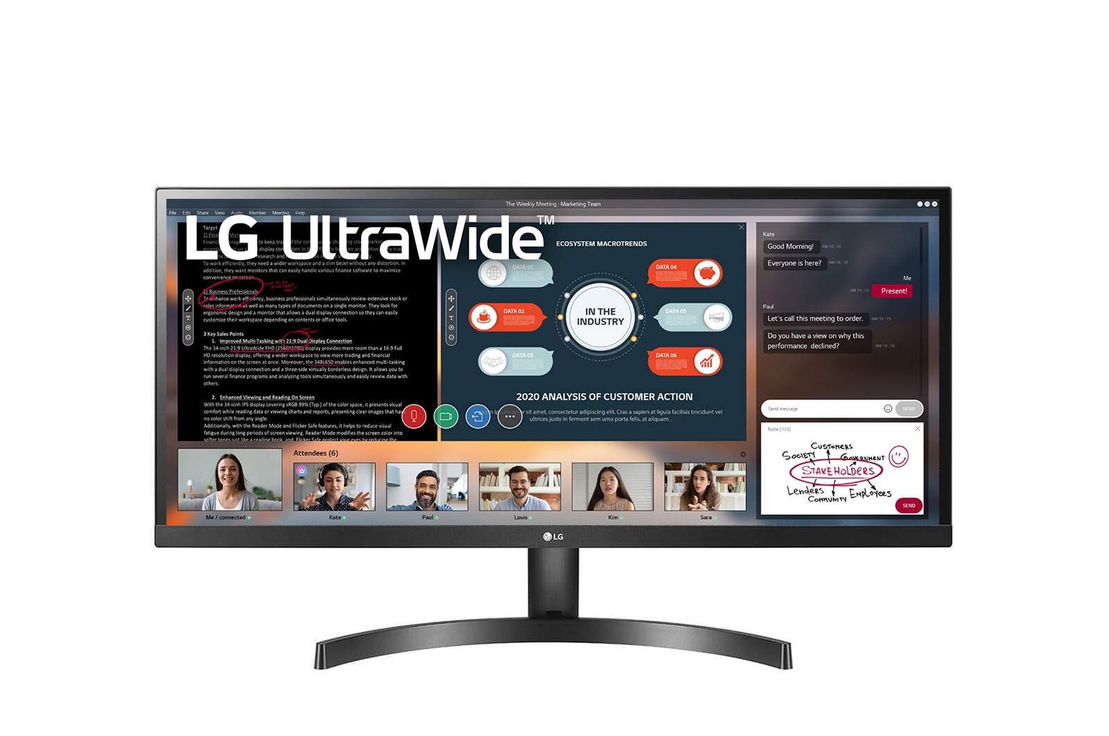 

Монитор 29" LG UltraWide 29WL500-B IPS, 2560x1080 (21:9), 300кд/м2, 5мс, 178°/178°, FreeSync, HDMI, DisplayPort, черный (29WL500-B), 29WL500-B