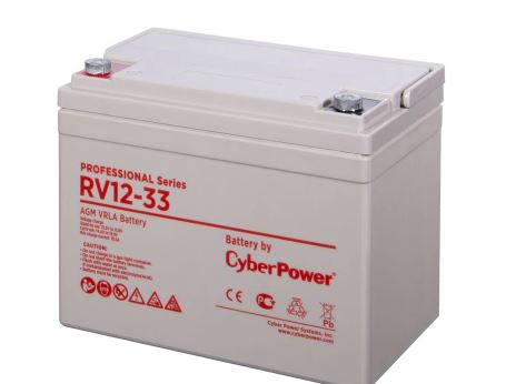 

Аккумуляторная батарея для ИБП CyberPower Battery CyberPower Professional series RV 12-33 (1000527487), Battery CyberPower Professional series RV 12-33