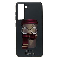 

Чехол-накладка SC302 для смартфона Samsung SM-G990 Galaxy S21FE, силикон, черный (208274)
