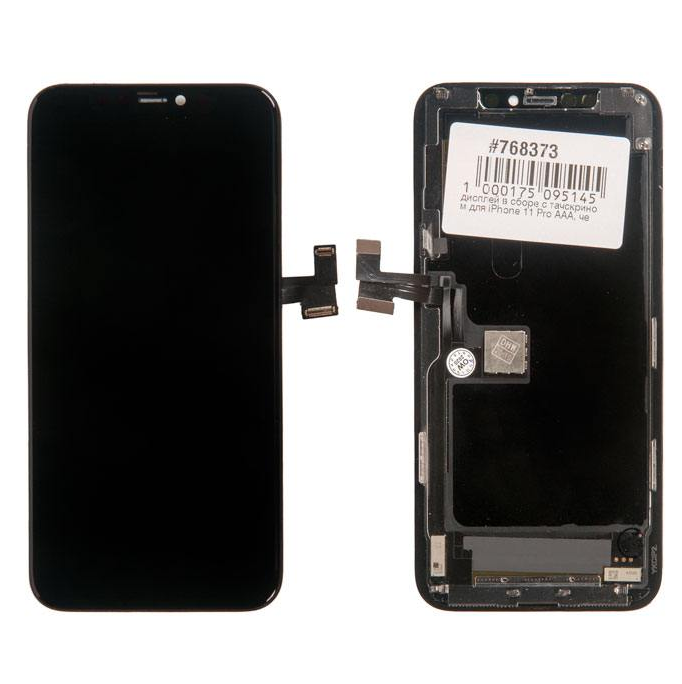 Дисплей в сборе с тачскрином для Apple iPhone 11 Pro OLED, черный [768373]