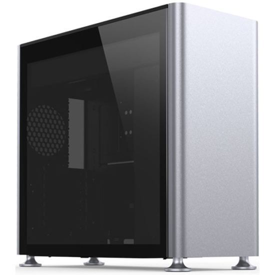 Корпус JONSBO i400-G, ATX, Midi-Tower, 2xUSB 3.0, USB Type-C, серебристый, без БП (i400-G Silver)