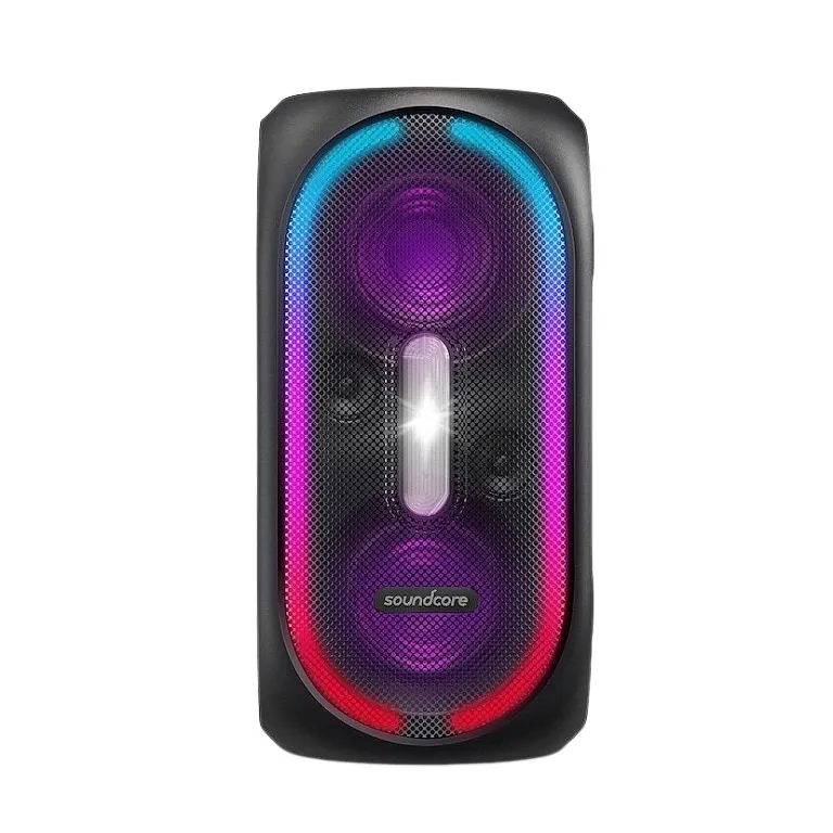 

Портативная акустика Soundcore Rave+, 160 Вт, USB, Bluetooth, подсветка, черный (A3391G12), Rave+