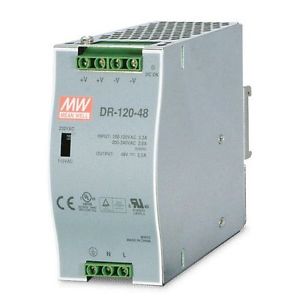 

Блок питания PLANET PWR-120-48, на DIN-рейку 48В, 120Вт, серебристый (PWR-120-48), PWR-120-48