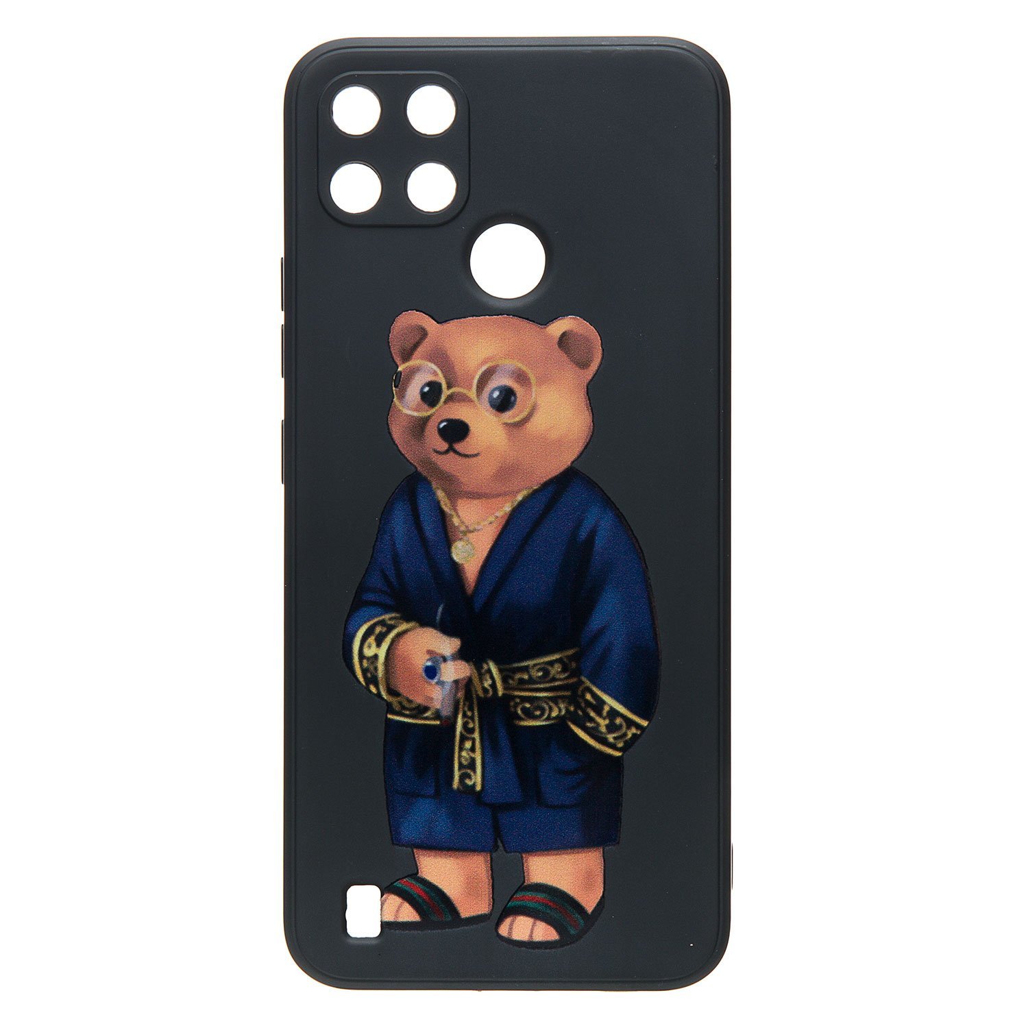 

Чехол-накладка SC307 для смартфона Oppo Realme C21Y, силикон, принт 003 (208875)