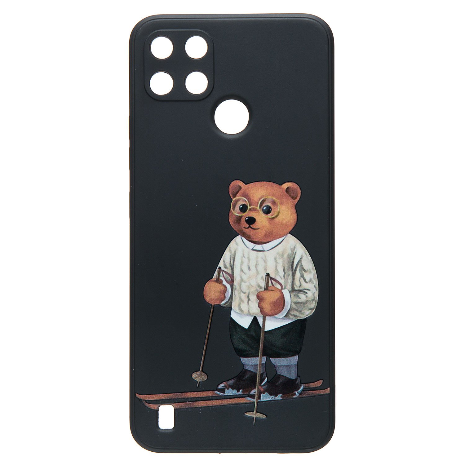 

Чехол-накладка SC307 для смартфона Oppo Realme C21Y, силикон, принт 005 (208877)