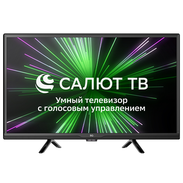 

Телевизор 24" BQ 24S23G, 1366x768, DVB-T /T2 /C, HDMIx3, USBx2, WiFi, Smart TV, черный (24S23G), 24S23G