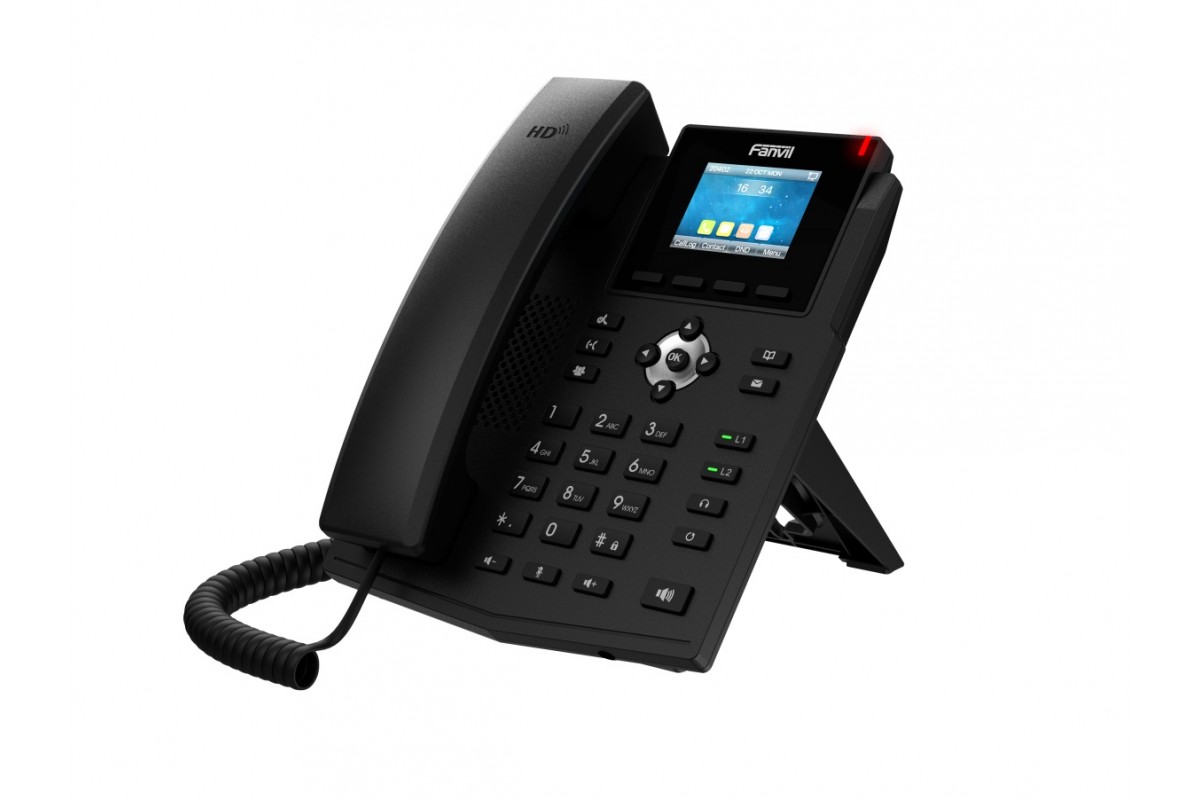 VoIP-телефон Fanvil X3SW, 2 линии, 2 SIP-аккаунта, 1128554 купить в  Барнауле в интернет-магазине e2e4