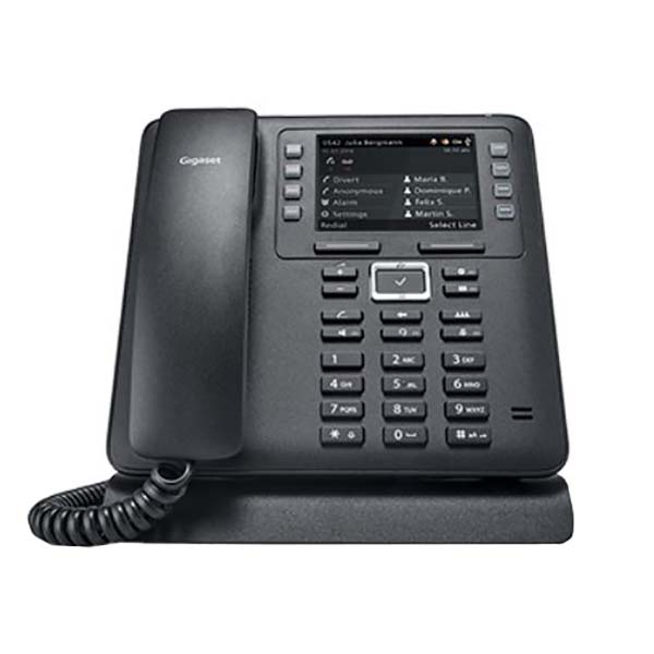 

VoIP-телефон Gigaset MAXWELL BASIC , монохромный дисплей, черный (S30853-H4002-S301), MAXWELL BASIC