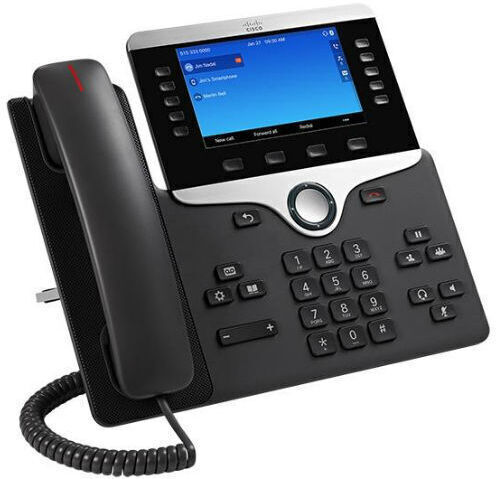 

VoIP-телефон Cisco CP-8841-K9=, 5 линий, 5 SIP-аккаунтов, монохромный дисплей, PoE, черный (CP-8841-K9=), CP-8841-K9=