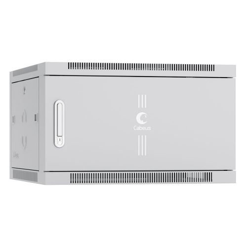 

Шкаф телекоммуникационный настенный 6U 600x600 мм, стекло/металл, серый, Cabeus SH-05F-6U60/60 (SH-05F-6U60/60), SH-05F-6U60/60