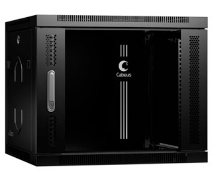 Шкаф Cabeus SH-05F-9U60/35-BK 9U, 600x350 мм (SH-05F-9U60/35-BK)