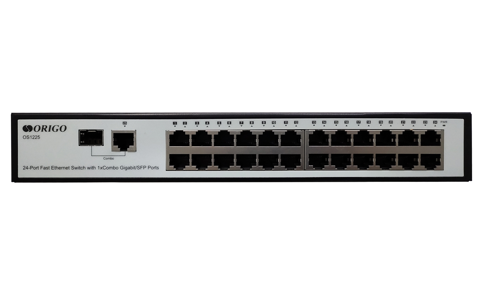 

Коммутатор ORIGO OS1225, кол-во портов: 24x100 Мбит/с, кол-во SFP/uplink: combo RJ-45/SFP 1x1 Гбит/с, установка в стойку (OS1225/A1A), OS1225