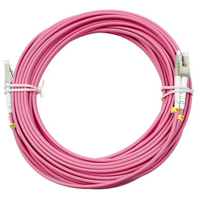 

Патч-корд оптический Cabeus, LC/UPC-LC/UPC, многомодовый, 50/125, OM4, двойной, 15м, пурпурный (FOP-50-OM4-LC-LC-15m), Розовый