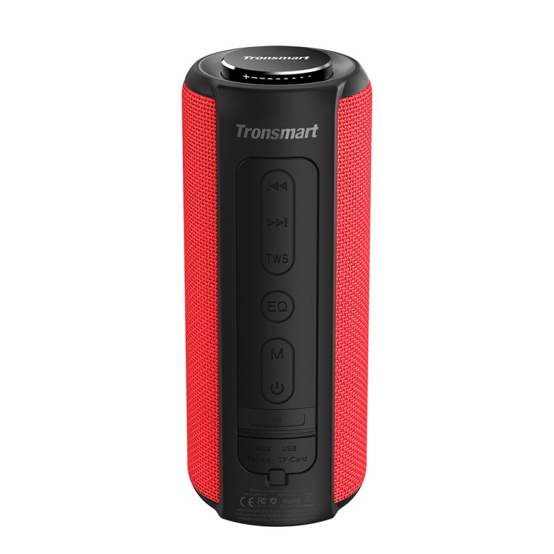 

Портативная акустика Tronsmart T6 Plus, 40 Вт, AUX, USB, microSD, Bluetooth, красный (349454), T6 Plus