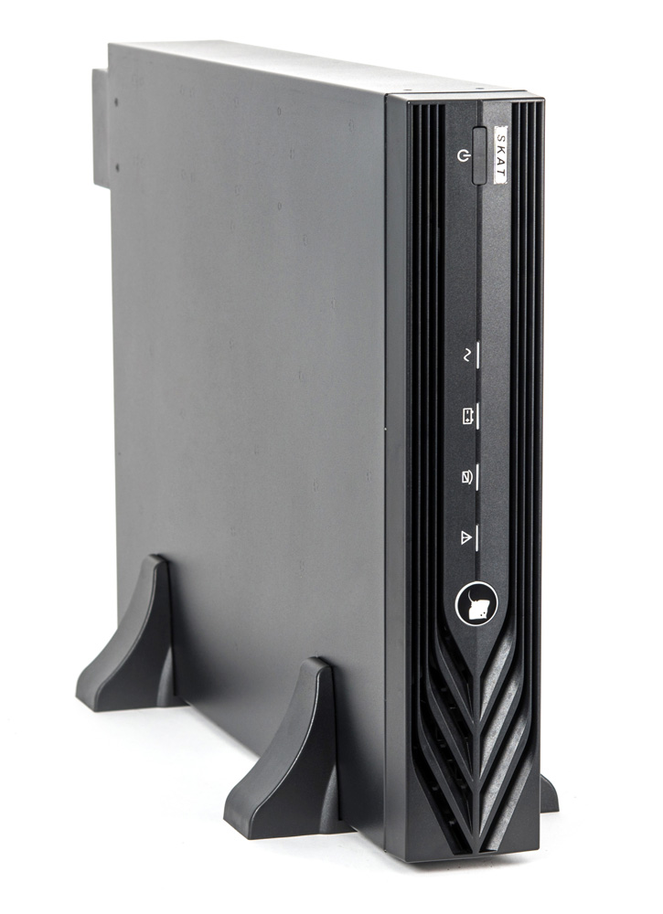 ИБП БАСТИОН SKAT-UPS 10000 RACK, 10000 В·А, 9 кВт, клеммная колодка, розеток - 1, USB, черный (494/SKAT-UPS 10000 RACK) (без аккумуляторов)