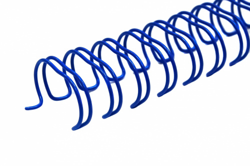 

Пружины для переплета 14.3мм, до 120 листов, металл, 100шт., синие, РеалИСТ (5992), Синий