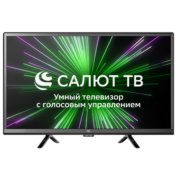 

Телевизор 24" BQ 24S24G, 1366x768, DVB-T /T2 /C, HDMIx2, USBx2, WiFi, Smart TV, черный (24S24G), 24S24G