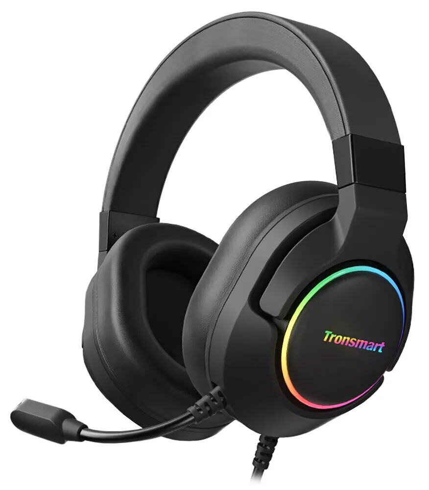 

Проводная гарнитура Tronsmart sparkle , USB, чёрный (467600), Черный, sparkle