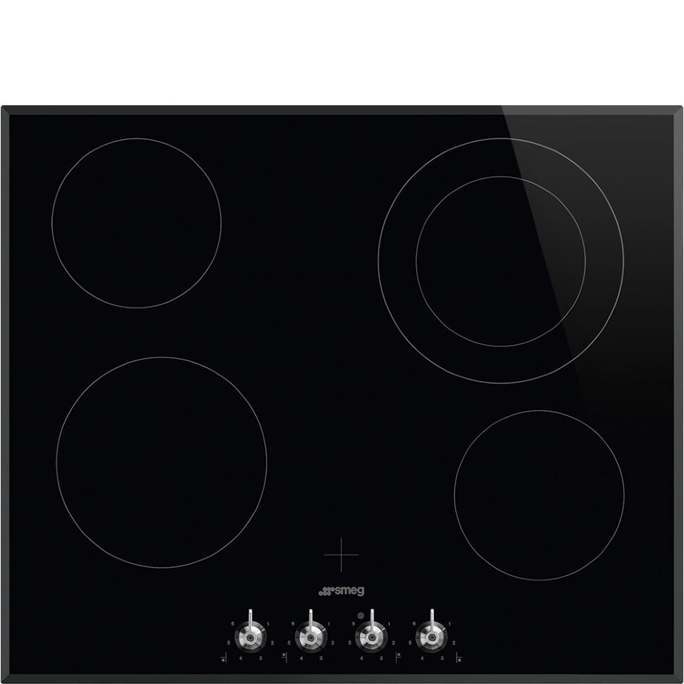 

Электрическая варочная панель SMEG Classica SE364ETBM 4 конфорки, черный (SE364ETBM), Черная, SE364ETBM
