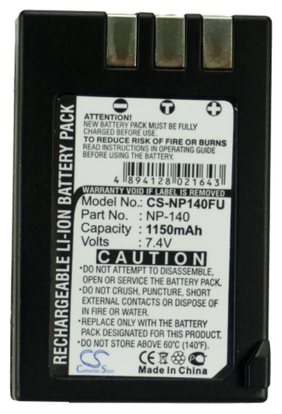 

Аккумулятор CameronSino CS-NP140FU/ NP-140, 1150mAh, 7.4V для FujiFilm FinePix S100/S200, CS-NP140FU