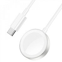 Беспроводное зарядное устройство Hoco CW39C wireless charger for iWatch, 1.7 Вт, белый (211867)