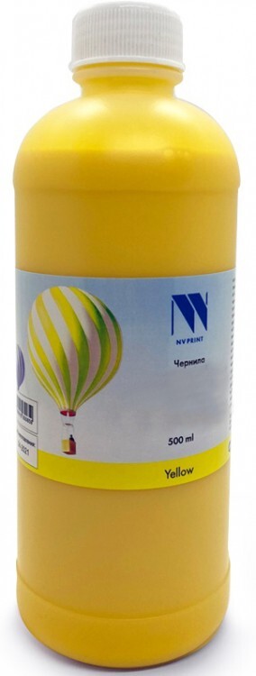 

Чернила NV-Print NV-INK500U, 500 мл, желтый, совместимые, водные для Сanon/Epson/НР/Lexmark универсальные (NV-INK500UY), NV-INK500U